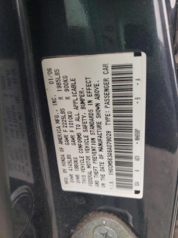 Photo 11 VIN: 1HGCM56346A079029 - HONDA ACCORD 