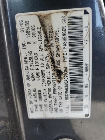 Photo 11 VIN: 1HGCM56346A079354 - HONDA ACCORD SE 