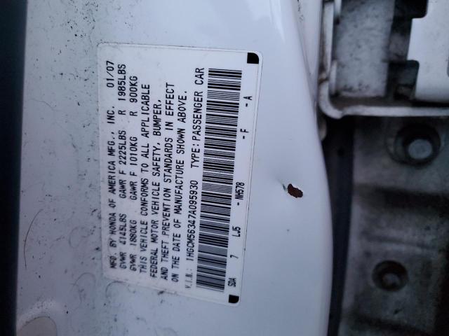 Photo 11 VIN: 1HGCM56347A095930 - HONDA ACCORD 