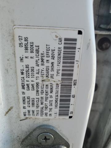 Photo 11 VIN: 1HGCM56347A174921 - HONDA ACCORD SE 