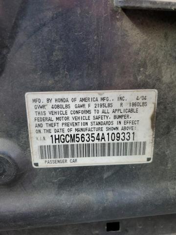 Photo 11 VIN: 1HGCM56354A109331 - HONDA ACCORD 