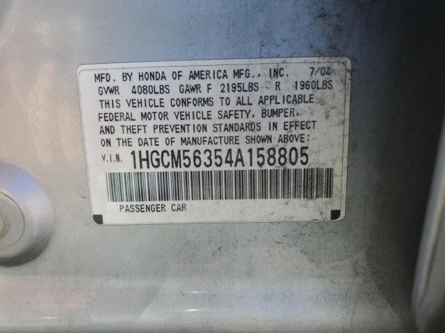 Photo 11 VIN: 1HGCM56354A158805 - HONDA ACCORD 