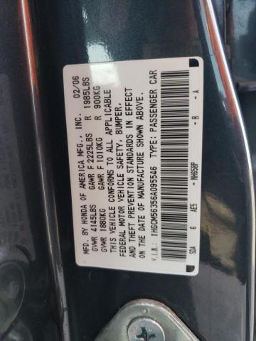 Photo 11 VIN: 1HGCM56356A095546 - HONDA ACCORD SE 