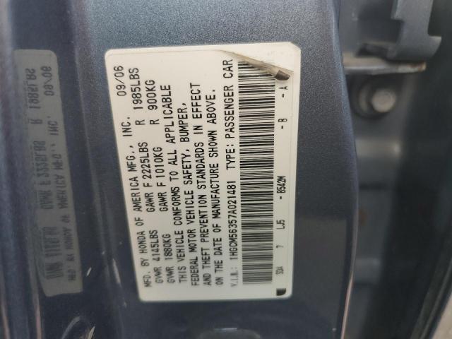 Photo 11 VIN: 1HGCM56357A021481 - HONDA ACCORD SE 