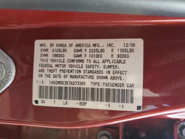 Photo 12 VIN: 1HGCM56357A073385 - HONDA ACCORD SE 