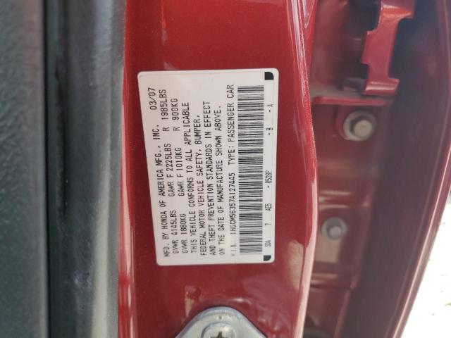 Photo 12 VIN: 1HGCM56357A127445 - HONDA ACCORD SE 