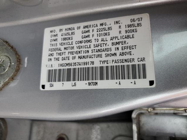 Photo 11 VIN: 1HGCM56357A199178 - HONDA ACCORD SE 