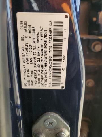 Photo 11 VIN: 1HGCM56366A073684 - HONDA ACCORD SE 