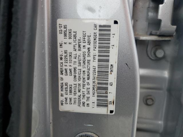 Photo 11 VIN: 1HGCM56367A122447 - HONDA ACCORD SE 