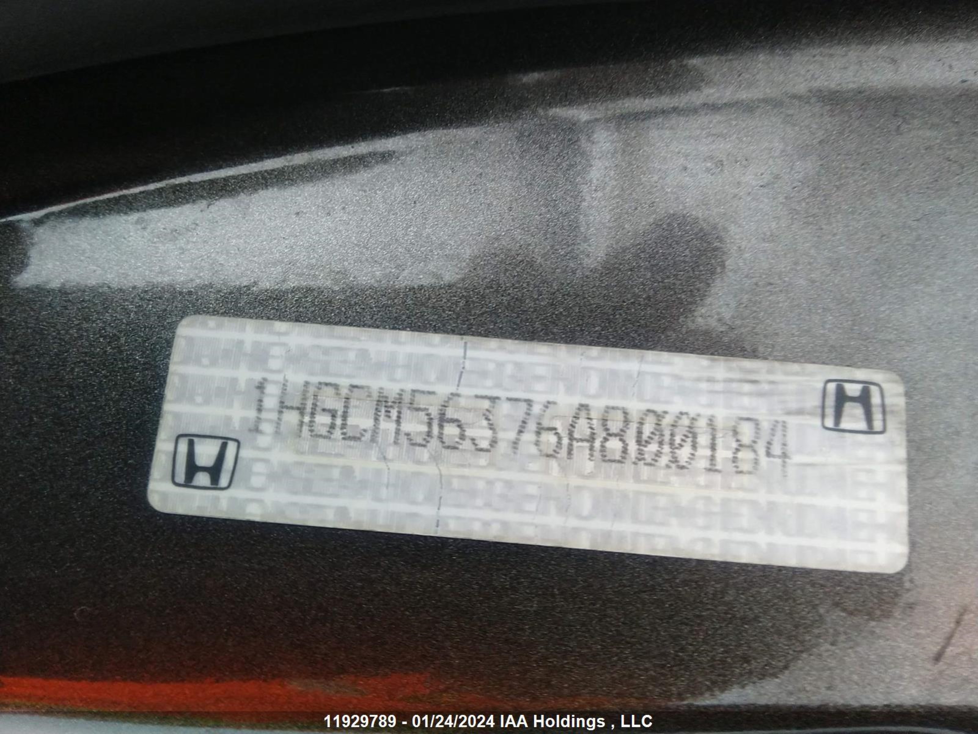 Photo 8 VIN: 1HGCM56376A800184 - HONDA ACCORD 