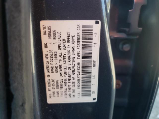 Photo 11 VIN: 1HGCM56377A153089 - HONDA ACCORD SE 