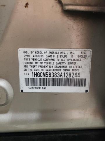 Photo 11 VIN: 1HGCM56383A128244 - HONDA ACCORD 