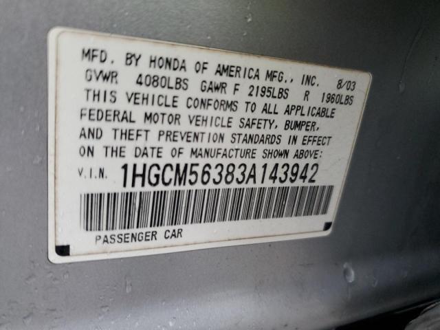 Photo 11 VIN: 1HGCM56383A143942 - HONDA ACCORD 