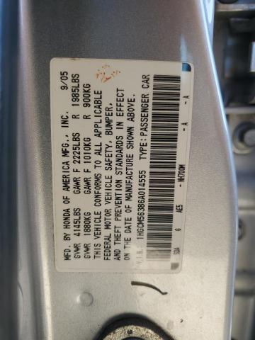 Photo 11 VIN: 1HGCM56386A014555 - HONDA ACCORD SE 