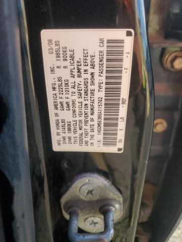 Photo 11 VIN: 1HGCM56386A115742 - HONDA ACCORD SE 