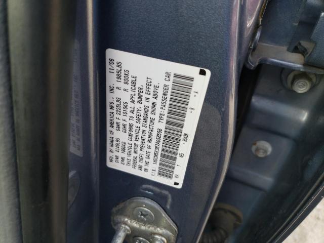 Photo 9 VIN: 1HGCM56387A058556 - HONDA ACCORD 