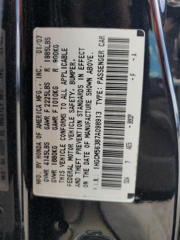 Photo 11 VIN: 1HGCM56387A098913 - HONDA ACCORD SE 