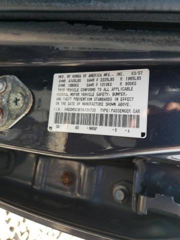 Photo 12 VIN: 1HGCM56387A131733 - HONDA ACCORD SE 