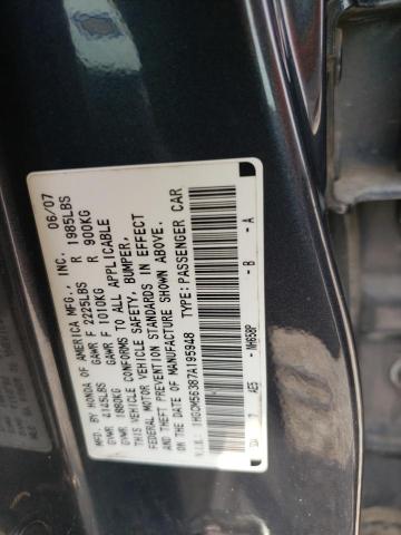 Photo 11 VIN: 1HGCM56387A195948 - HONDA ACCORD 