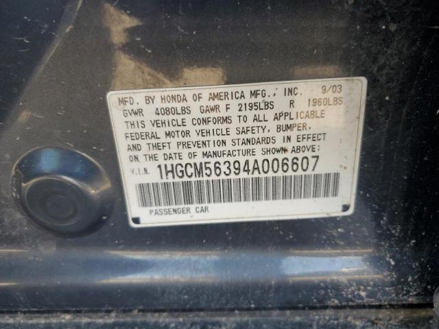 Photo 11 VIN: 1HGCM56394A006607 - HONDA ACCORD LX 