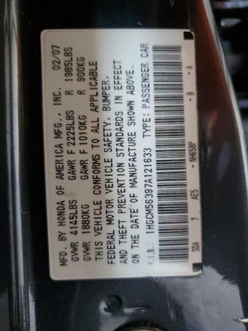 Photo 11 VIN: 1HGCM56397A121633 - HONDA ACCORD SE 