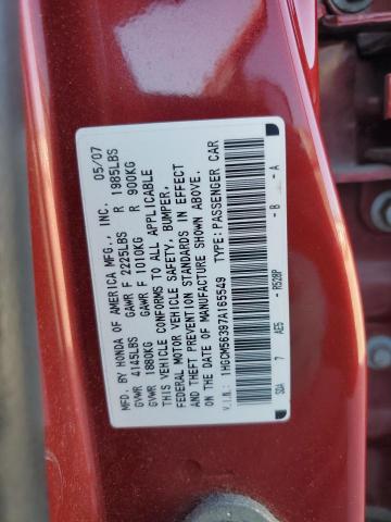 Photo 12 VIN: 1HGCM56397A165549 - HONDA ACCORD 