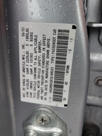 Photo 11 VIN: 1HGCM56397A199023 - HONDA ACCORD SE 