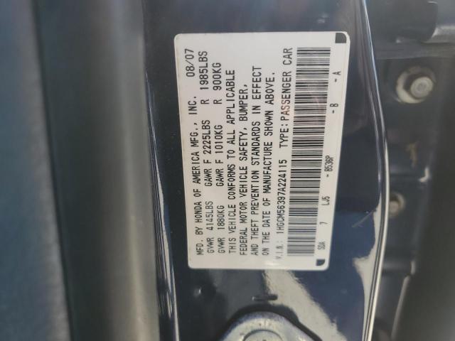 Photo 12 VIN: 1HGCM56397A224115 - HONDA ACCORD SE 