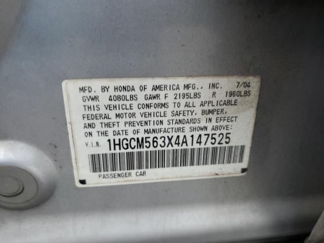 Photo 11 VIN: 1HGCM563X4A147525 - HONDA ACCORD 