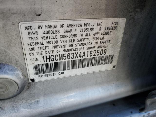 Photo 11 VIN: 1HGCM563X4A162509 - HONDA ACCORD 