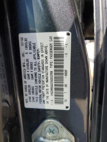 Photo 11 VIN: 1HGCM56407A003799 - HONDA ACCORD LX 