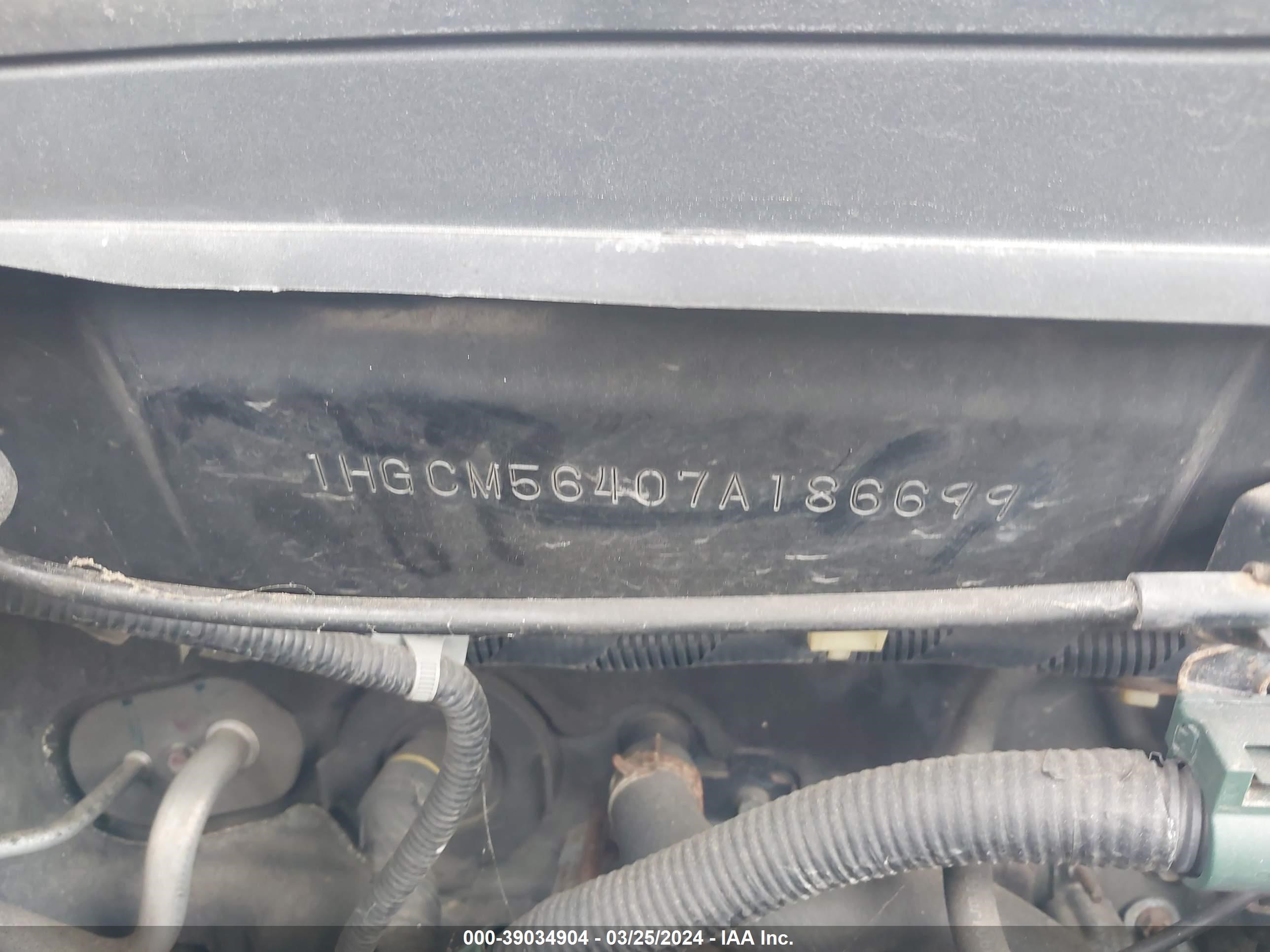 Photo 8 VIN: 1HGCM56407A186699 - HONDA ACCORD 