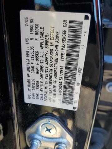 Photo 11 VIN: 1HGCM56415A178916 - HONDA ACCORD 