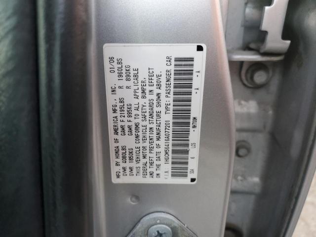 Photo 11 VIN: 1HGCM56416A077201 - HONDA ACCORD LX 