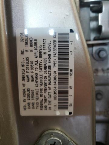 Photo 11 VIN: 1HGCM56416A086920 - HONDA ACCORD LX 