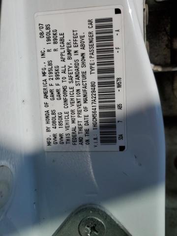 Photo 12 VIN: 1HGCM56417A229480 - HONDA ACCORD LX 