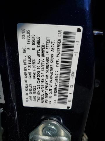 Photo 11 VIN: 1HGCM56426A104017 - HONDA ACCORD LX 