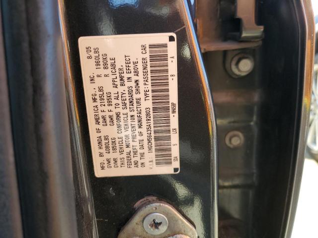 Photo 11 VIN: 1HGCM56435A192803 - HONDA ACCORD 