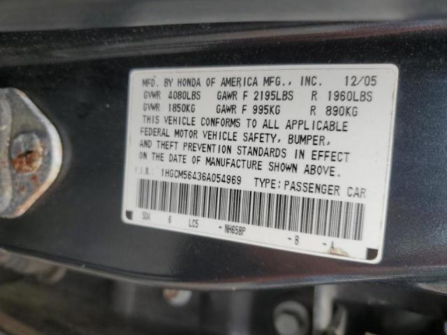 Photo 12 VIN: 1HGCM56436A054969 - HONDA ACCORD 