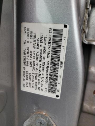 Photo 11 VIN: 1HGCM56436A056625 - HONDA ACCORD 