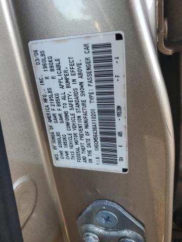 Photo 11 VIN: 1HGCM56436A110201 - HONDA ACCORD LX 