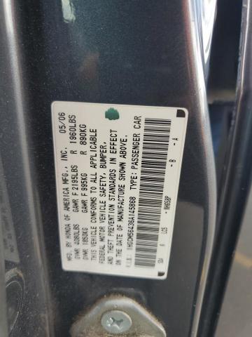 Photo 11 VIN: 1HGCM56436A145868 - HONDA ACCORD LX 