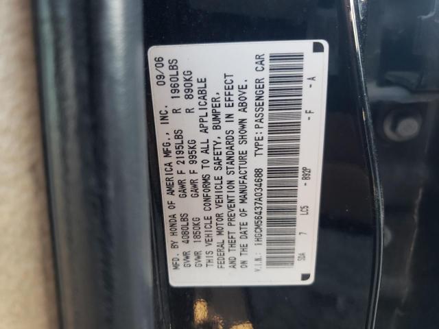 Photo 11 VIN: 1HGCM56437A034688 - HONDA ACCORD LX 