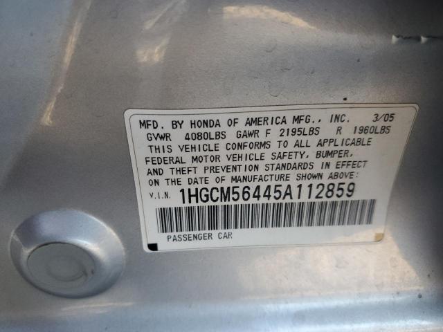 Photo 12 VIN: 1HGCM56445A112859 - HONDA ACCORD LX 