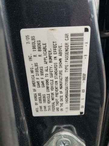 Photo 12 VIN: 1HGCM56445A171894 - HONDA ACCORD LX 