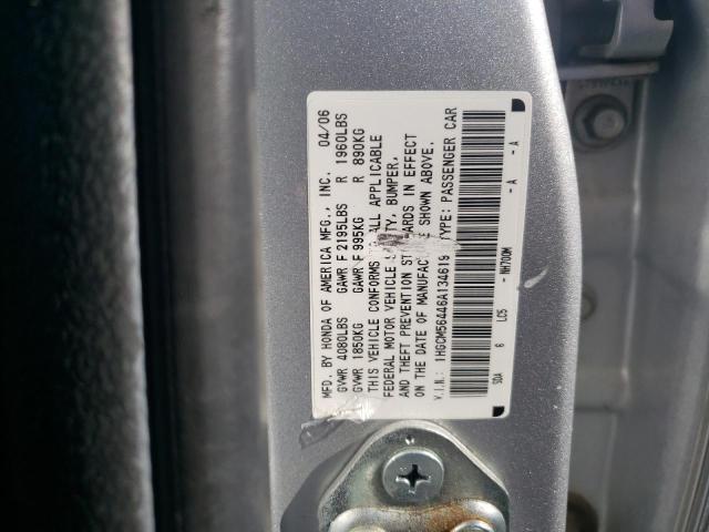 Photo 11 VIN: 1HGCM56446A134619 - HONDA ACCORD 