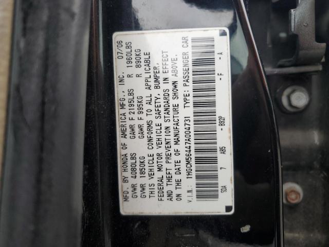 Photo 11 VIN: 1HGCM56447A004731 - HONDA ACCORD LX 