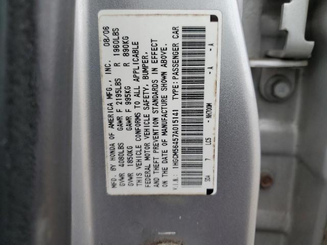 Photo 11 VIN: 1HGCM56457A015141 - HONDA ACCORD LX 