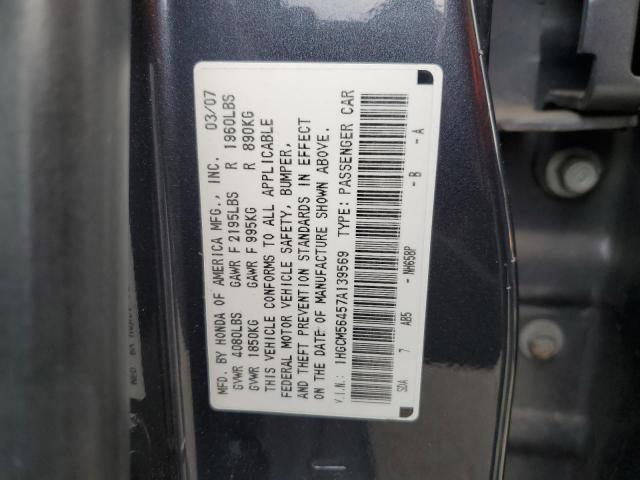 Photo 11 VIN: 1HGCM56457A139569 - HONDA ACCORD LX 