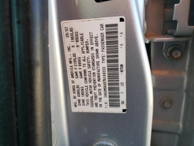 Photo 11 VIN: 1HGCM56457A169333 - HONDA ACCORD 